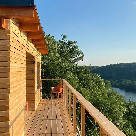 Chatka - A - Vyhlidka Nad Rekou Zdiby Esterno foto